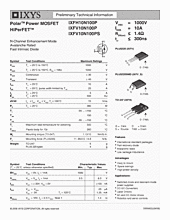 DataSheet IXFH10N100P pdf